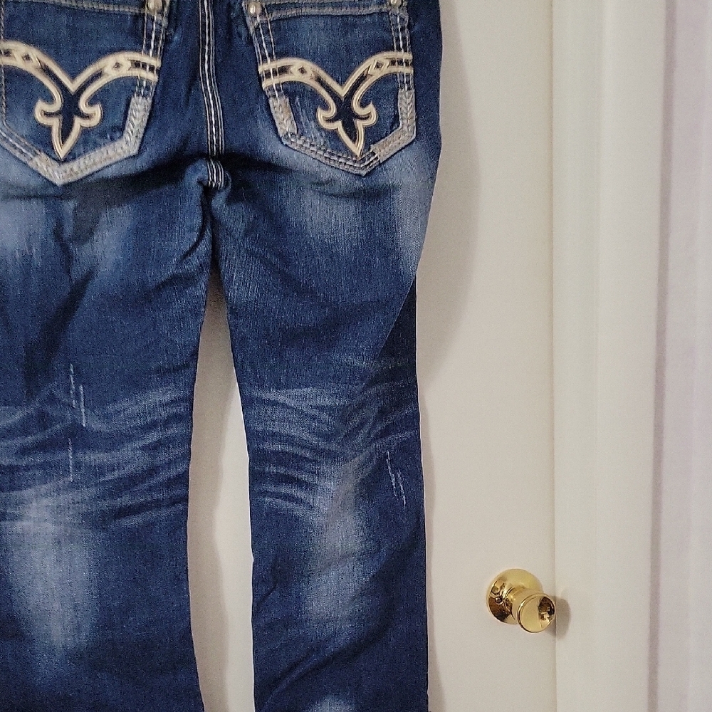 Rock Revival Densia Easy Capri Size 32 - Picture 3 of 11
